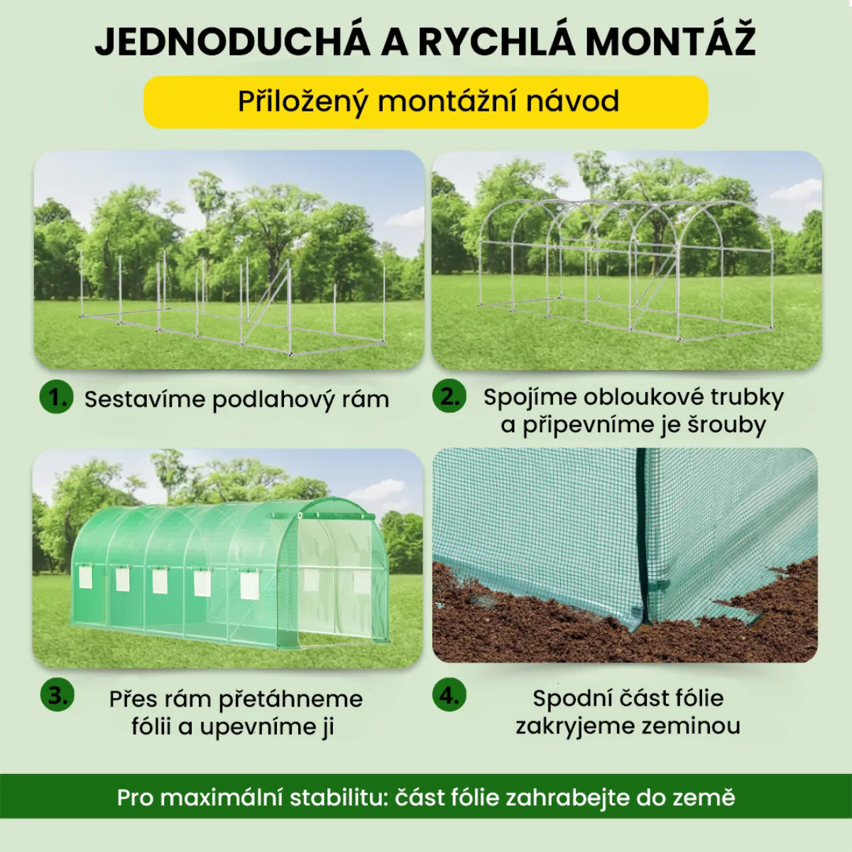 Fóliovník 2.5×5×2 m