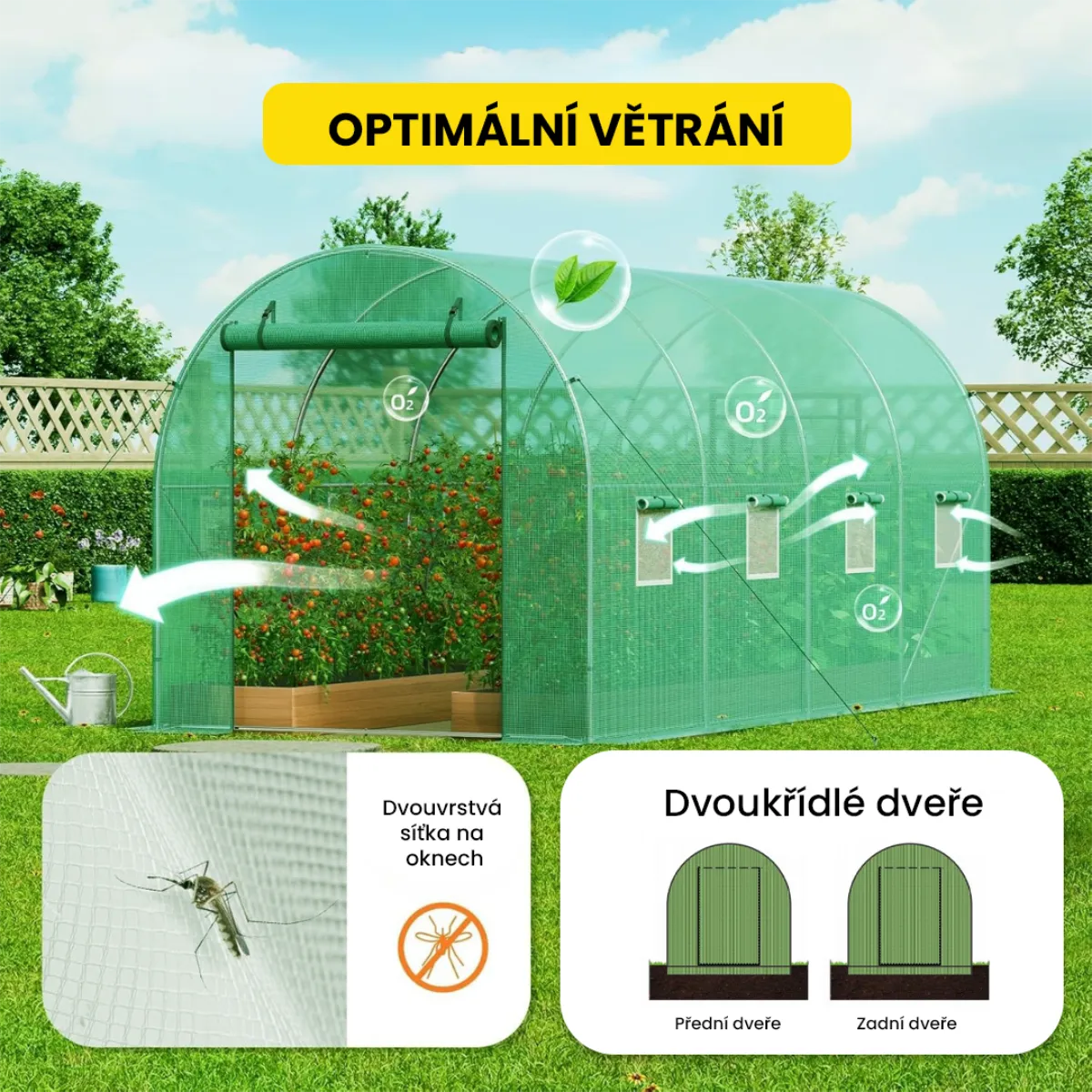 Fóliovník 2.5×4×2 m