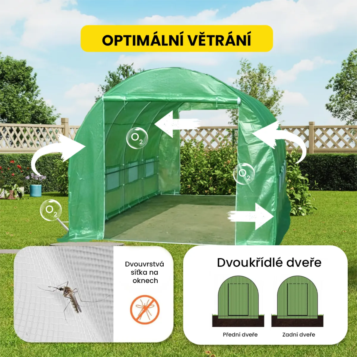 Fóliovník 2×3.5×2 m