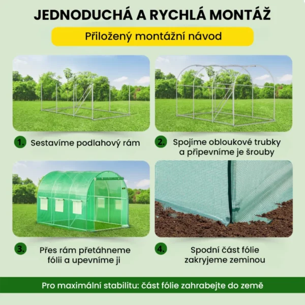 Fóliovník 2×3×2 m