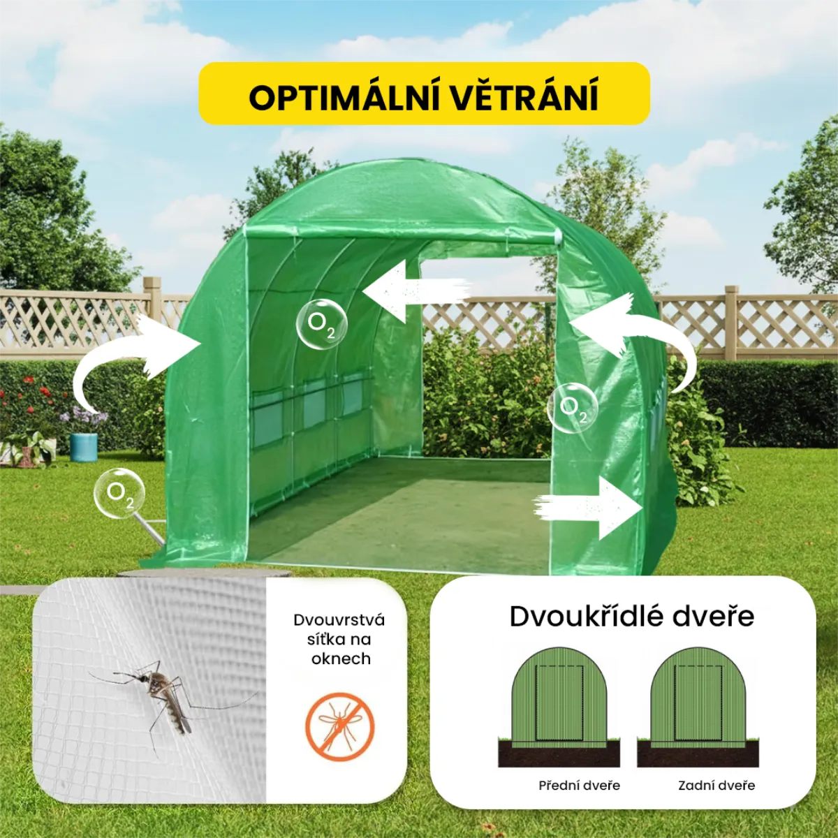 Fóliovník 2×3×2 m