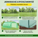 Fóliovník 3×6×2 m