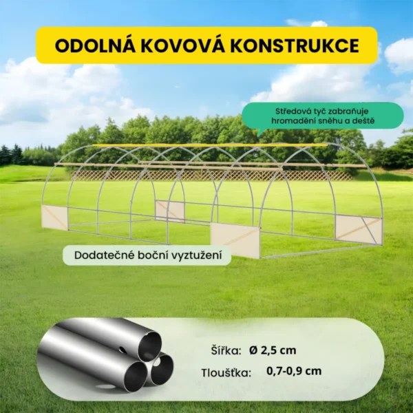 Fóliovník 3×6×2 m