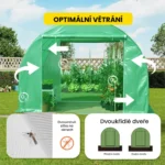 Fóliovník 3×8×2 m