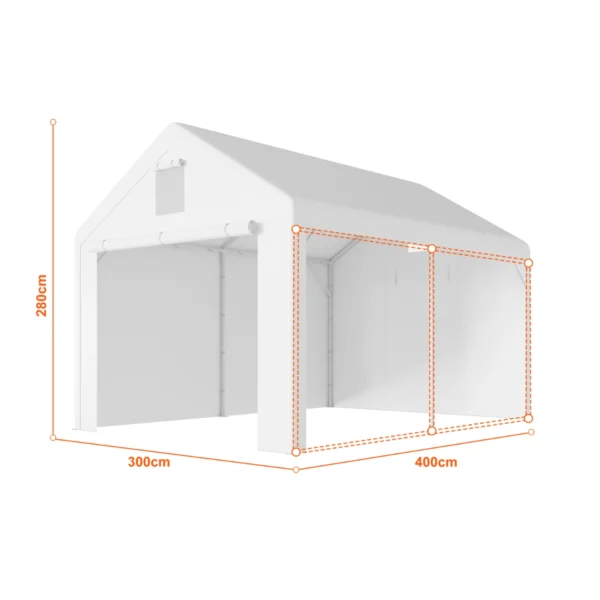 Garážový stan 3×4 m