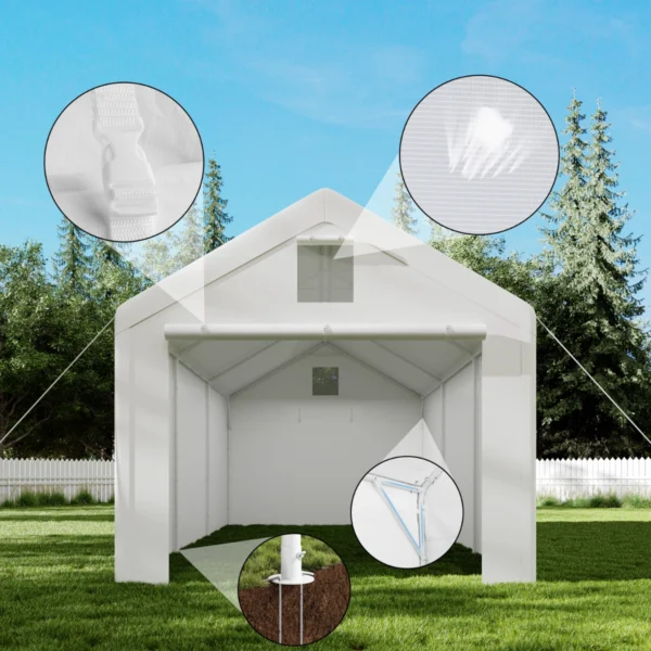 Garážový stan 3×6 m