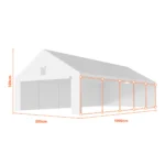 Garážový stan 5×10 m