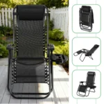 Skládací zahradní lehátko