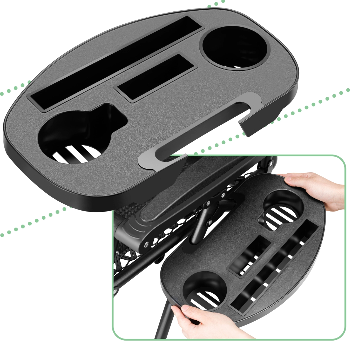 Skládací zahradní lehátko