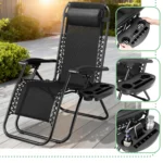 Skládací zahradní lehátko