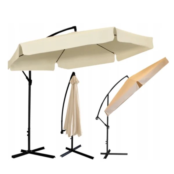 Zahradní slunečník 3 m – stabilní hliník + UV látka