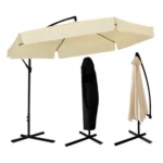 Zahradní slunečník 3 m – béžové