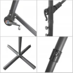 Zahradní slunečník 3 m – béžové