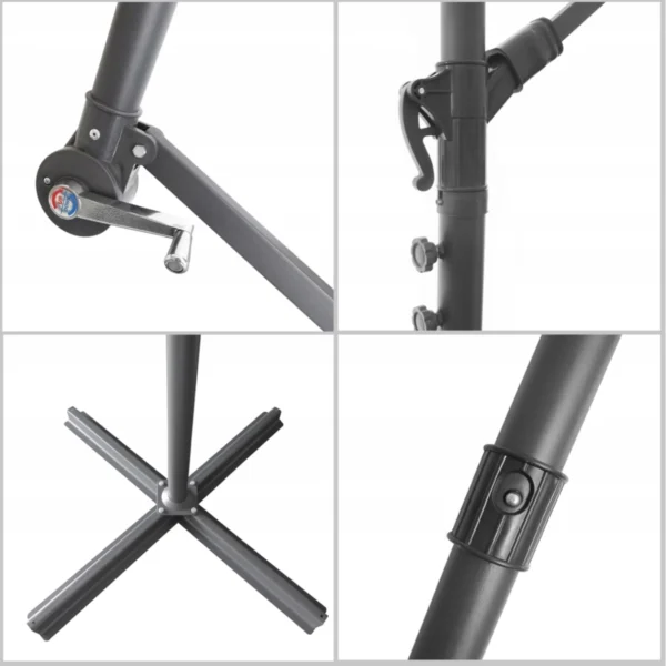 Zahradní slunečník 3 m – béžové