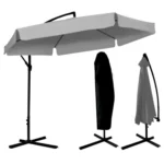 Zahradní slunečník 3 m – šedé