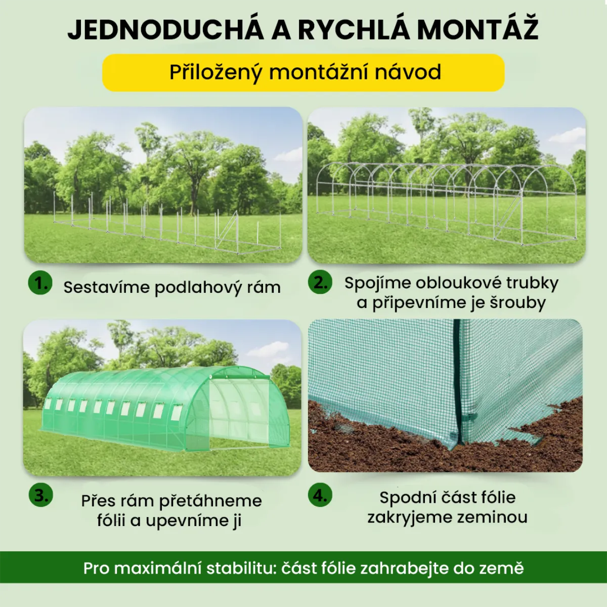 Fóliovník 3×10×2 m