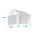 B01438_3_result Garážový stan – prémiová konstrukce 38 mm + plachta 280 g/m²