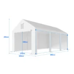 B01439_3_result Garážový stan – prémiová konstrukce 38 mm + plachta 280 g/m²