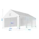 B01440_3_result Garážový stan – prémiová konstrukce 38 mm + plachta 280 g/m²