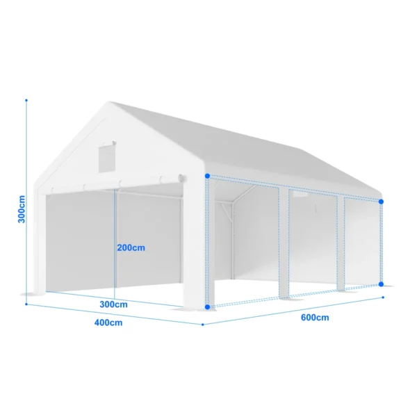 B01440_3_result Garážový stan – prémiová konstrukce 38 mm + plachta 280 g/m²