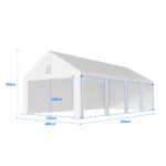 B01441_3_result Garážový stan – prémiová konstrukce 38 mm + plachta 280 g/m²