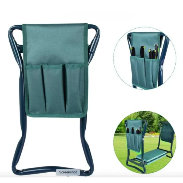 Zahradní stolička – klekátko 3 v 1 s organizérem