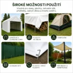 Kovové upevňovací kolíky pro stany a plachty 30 cm – 10 ks