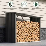 kovovy-pristresek-na-drevo-premium-10 Kovový přístřešek na dřevo Premium 84 × 217 × 154 cm (1,9 m²)