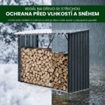 kovovy-pristresek-na-drevo-premium-9 Kovový přístřešek na dřevo Premium 84 × 217 × 154 cm (1,9 m²)